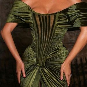 Green Corset Gown
